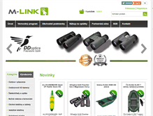 Tablet Screenshot of m-link.sk